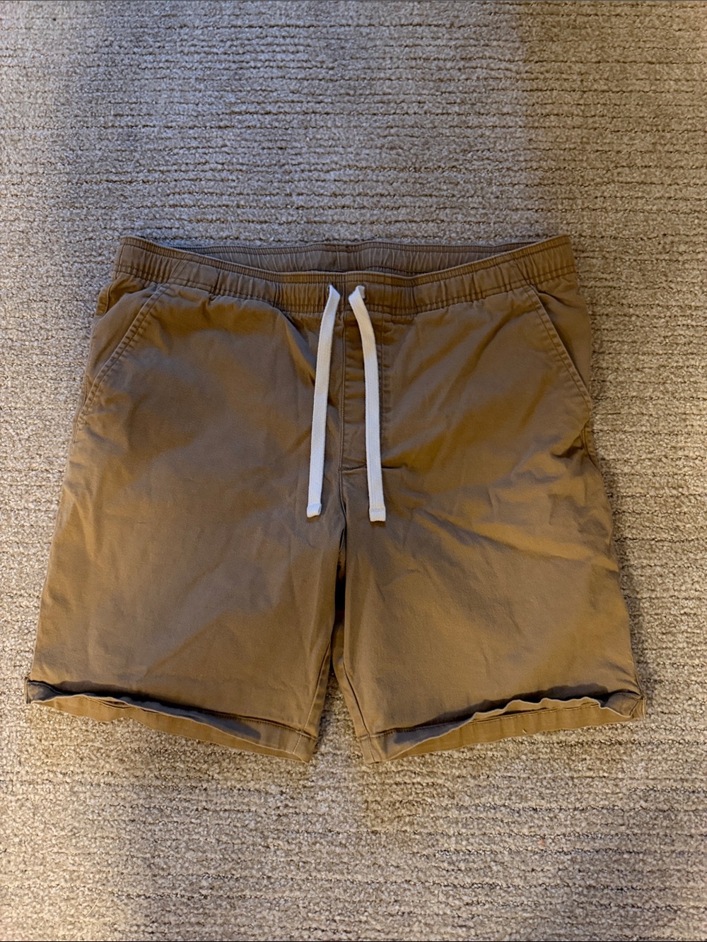 Goodfellow & Co Brown Drawstring Hybrid Shorts